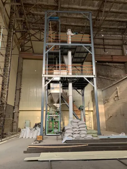 5-6T/H premix feed production line installed in Uzbekistan, automatic animal premix feed mill equipment