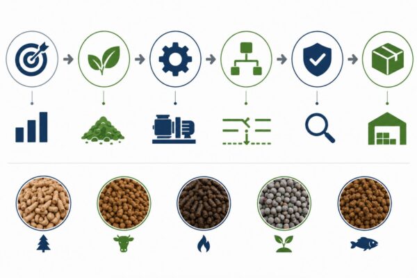 Planning considerations for producing multiple finished pellet products in one factory