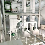 10T/H premix and powdered feed production plant installed in Thailand, complete animal premix feed mill line